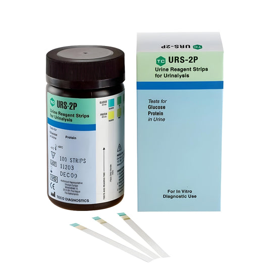 URS-2P Bandelette de test pour analyse d'urine - Glucose et Protéine